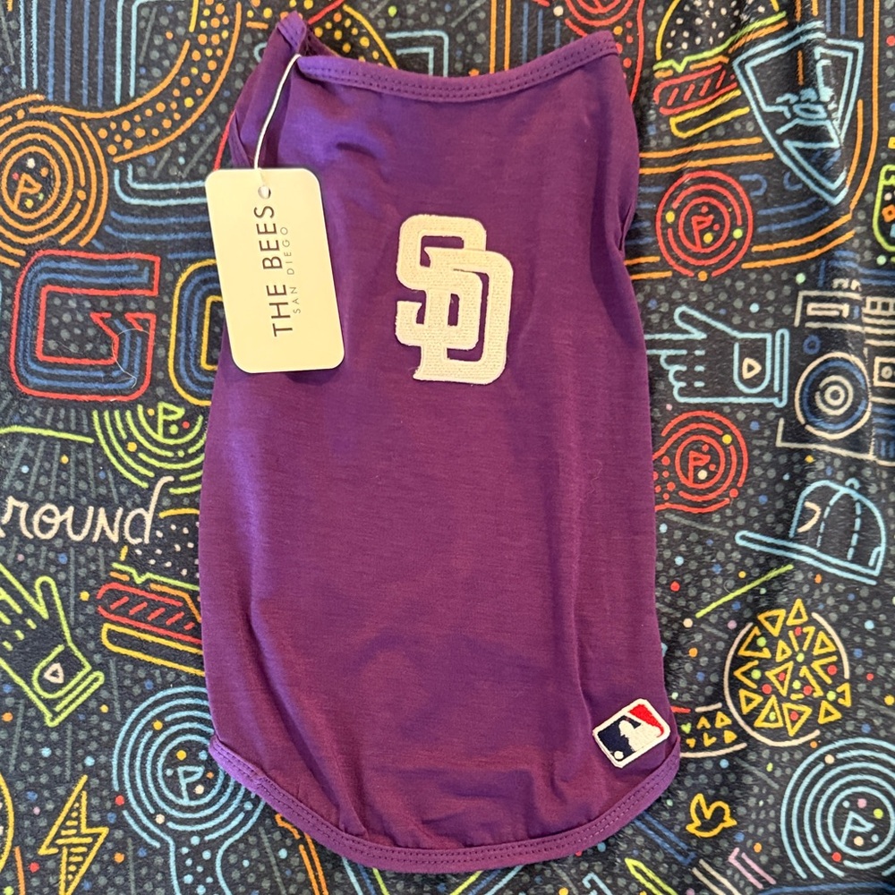 Purple San Diego Padres Dog Shirt